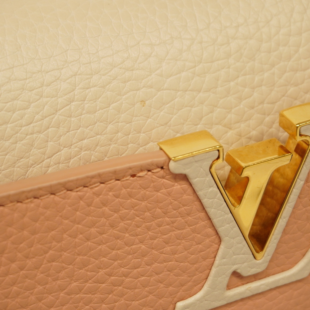 Auth Louis Vuitton Taurillon 2way Bag Capucines BB M21045 Rose Trianon Handbag - Picture 11 of 15